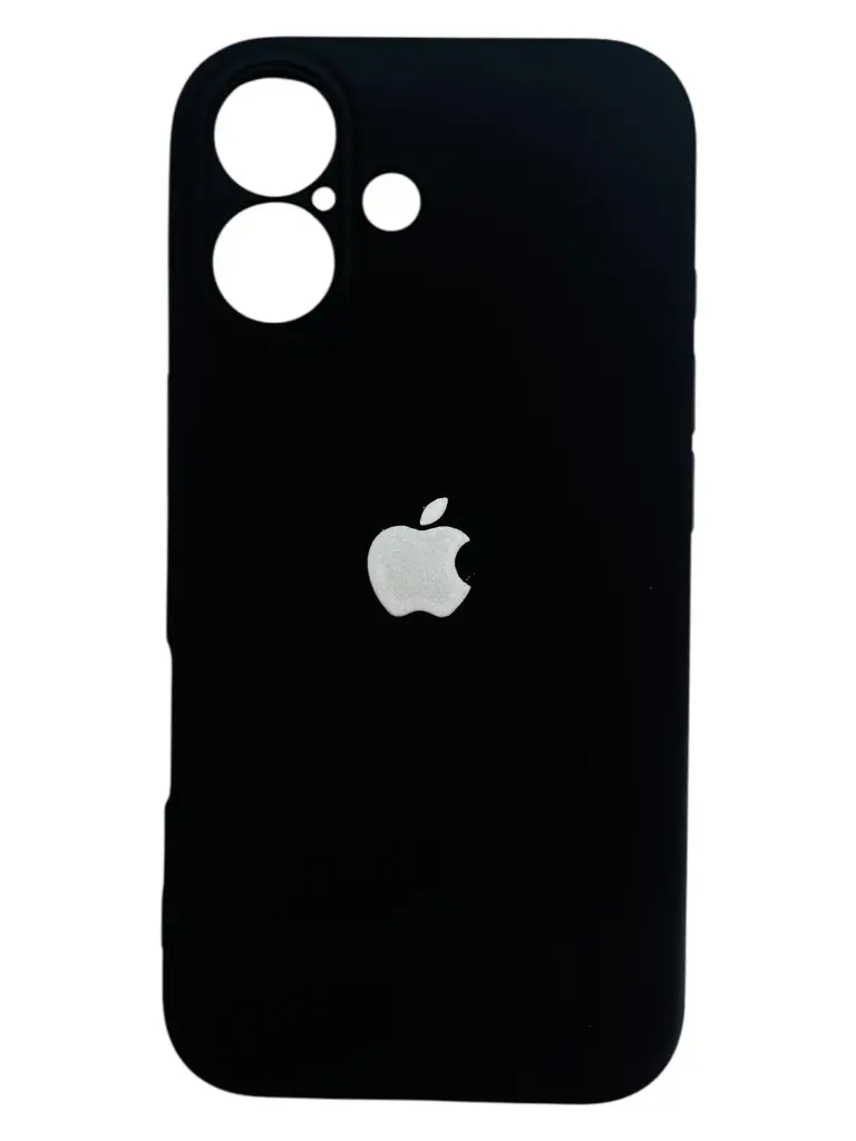 CASE TIPO ORIGINAL SILICON (IPHONE 16) (NEGRO)