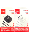 COMBO CARGADOR TAOBOX 2 EN 1 (TIPO C A C / LIGHTNING Y USB)