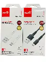 [cargador cable clavija usb iphone tipo c lightning] CABLE USB TAOBOX (TIPO C / MICRO USB / IPHONE) (TIPO V8 / MICRO USB (K-200M), NEGRO)