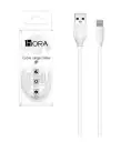 [cargador cable clavija usb iphone tipo c lightning] CABLE USB 1HORA A LIGHTNING IPHONE (CAB187)