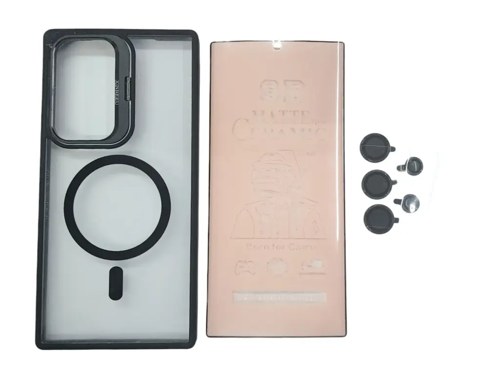 CASE MAGSAFE VENTANA (SAMSUNG S25 ULTRA) (NEGRO)