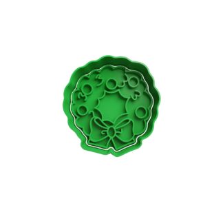 Corona Navideña Cortador de Galletas