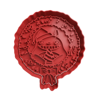 Totoro Navidad Cortador de Galletas