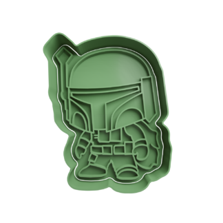 Boba Fett Cute Cortador de Galletas