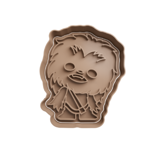 Chewbacca Cute Cortador de Galletas