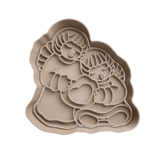 Angeles con Corazon Cortador de Galletas