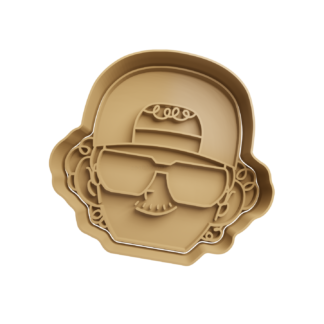 Bruno Mars Cabeza Cortador de Galletas