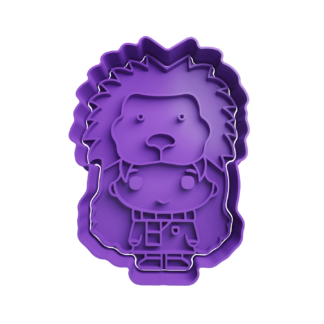 Luna Lovegood con Cabeza de Leon Cortador de Galletas