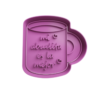 Taza -Mi abuelita es la Mejor Cortador de Galletas