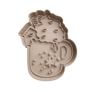 Taza de Navidad Cortador de Galletas
