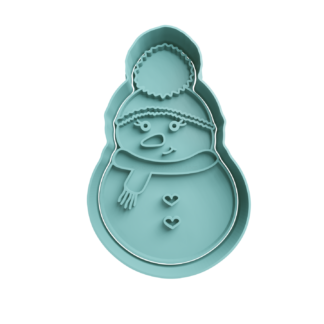 Muñeco de Nieve Cortador de Galletas