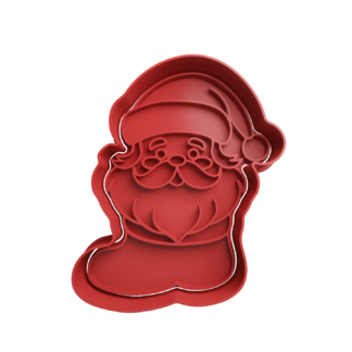 Papa Noel en Bota Cortador de Galletas