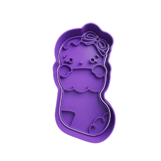 Muñeca de Jengibre en Calcetin Cortador de Galletas