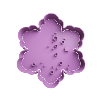 Copo de Nieve Cortador de Galletas