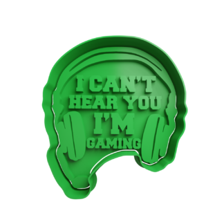 Auriculares -I can’t hear you I’m Gaming Cortador de Galletas