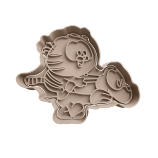 Garfield y Odie Bebe Cortador de Galletas