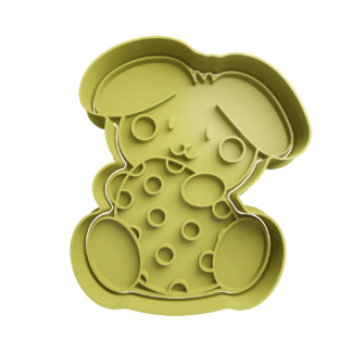 Conejo con Huevo de Pascua Cortador de Galletas