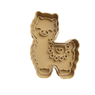 Alpaca Cute Cortador de Galletas