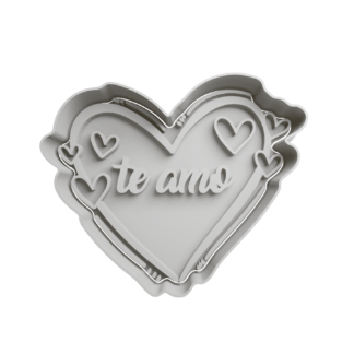 Corazones -Te Amo Cortador de Galletas