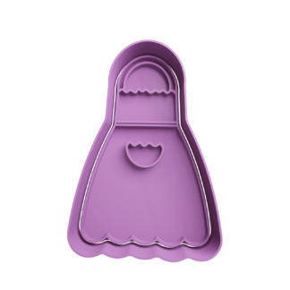 Delantal de Cocina Cortador de Galletas