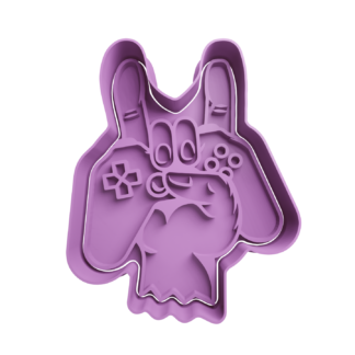 Joystick PlayStation en Mano Rock Cortador de Galletas