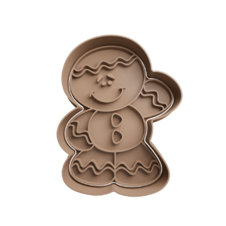 Muñeco de Jengibre Cortador de Galletas