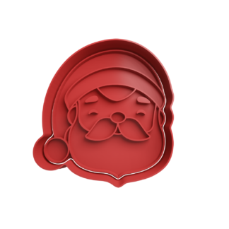 Papa Noel Cabeza Cortador de Galletas