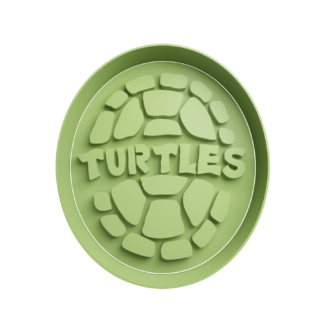 Caparazon Tortugas Ninjas Cortador de Galletas