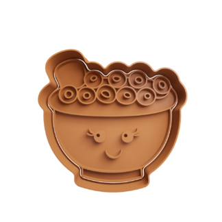 Tazon con Cereales Cortador de Galletas