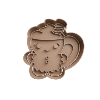 Muñeco de Jengibre con Forma de Taza Cortador de Galletas