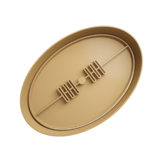 Pelota de Futbol Americano Cortador de Galletas