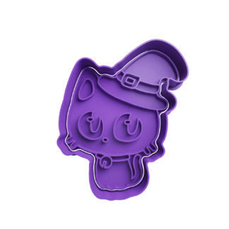 Gato Bruja Cortador de Galletas
