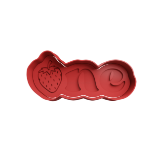 ONE Frutilla Cortador de Galletas
