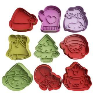 Set Navidad 6cm Cortador de Galletas