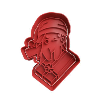 Pikachu Navidad Cortador de Galletas