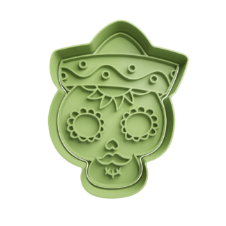 Calavera Mexicana Cortador de Galletas