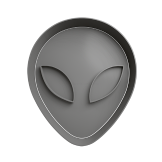 Cabeza de Extraterrestre Cortador de Galletas