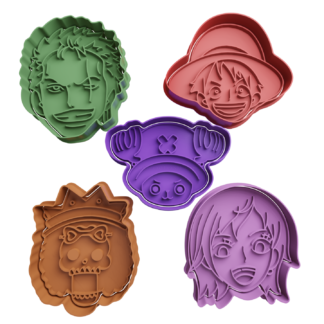 Set One Piece Cabezas Cortadores de Galletas