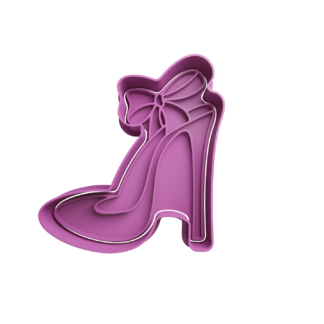Zapato Taco Alto Barbie Cortador de Galletas