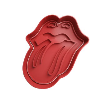 Lengua de Rolling Stones Cortador de Galletas