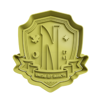Academia Nunca Mas Logo Cortador de Galletas