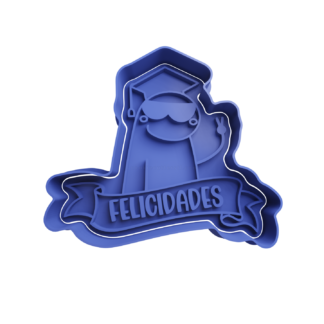 Deformito Egresado -Felicidades Cortador de Galletas