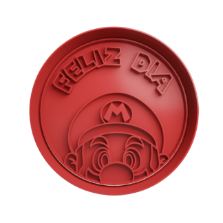 Mario Bros -FELIZ DIA Cortador de Galletas