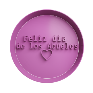 Feliz dia de los Abuelos Cortador de Galletas