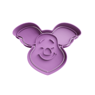 Piglet Cabeza Cortador de Galletas