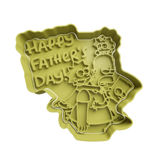 Homero -Happy Father’s Day Cortador de Galletas