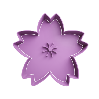 Flor Sakura Cortador de Galletas