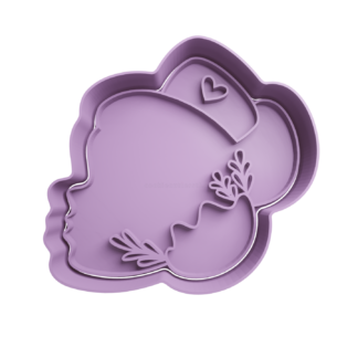 Cabeza de Enfermera Cortador de Galletas