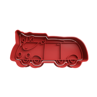 Auto Peppa Pig Cortador de Galletas