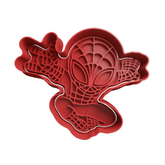 Spiderman Columpiando Cortador de Galletas